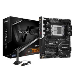 Asrock TRX50 WS, Workstation, AMD TRX50, sTR5, EATX, 4 DDR5 ECC, Wi-Fi 6E, 10G & 2.5G LAN, SlimSAS, MCIO,  PCIe5, 2x M.2 Asrock TRX50 WS, Workstation, AMD TRX50, sTR5, EATX, 4 DDR5 ECC, Wi-Fi 6E, 10G & 2.5G LAN, SlimSAS, MCIO,  PCIe5, 2x M.2